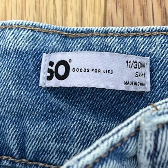 Women's Y2K Denim Cargo Skirt with Denim‎ Double Belt Trendy Summer Style - Picture 3 of 5